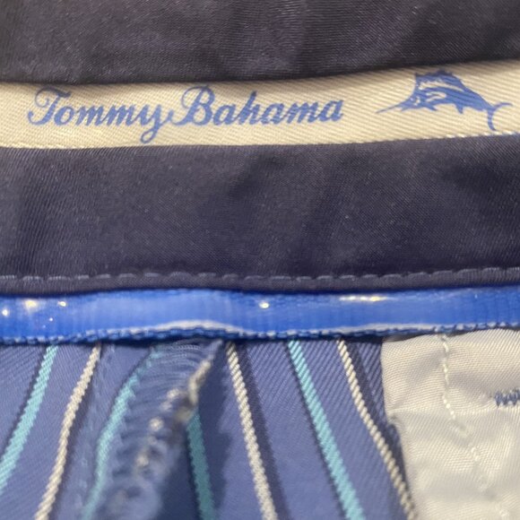 Tommy Bahama Men's Golf Shorts - Blue Stripe - Size 33 - Picture 5 of 8